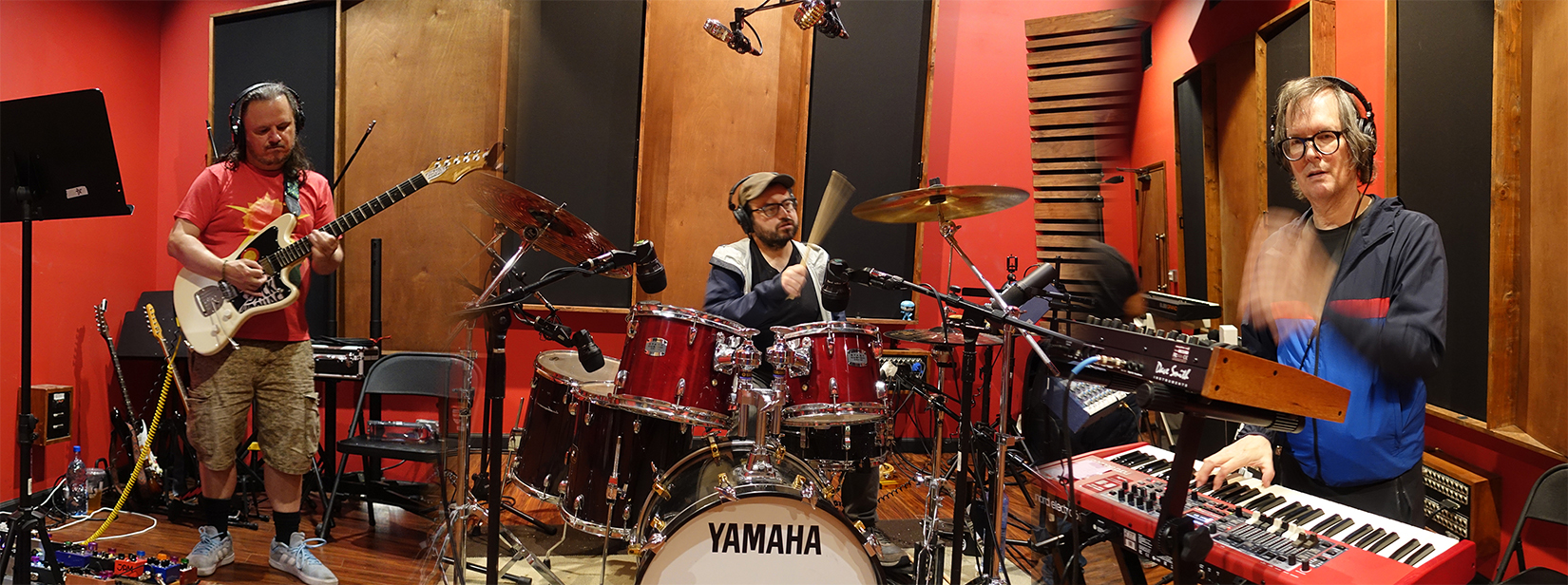 MindFree Recording at the Echobar: Mark Abbruzzese, Ric Rosario, and Keith Walsh