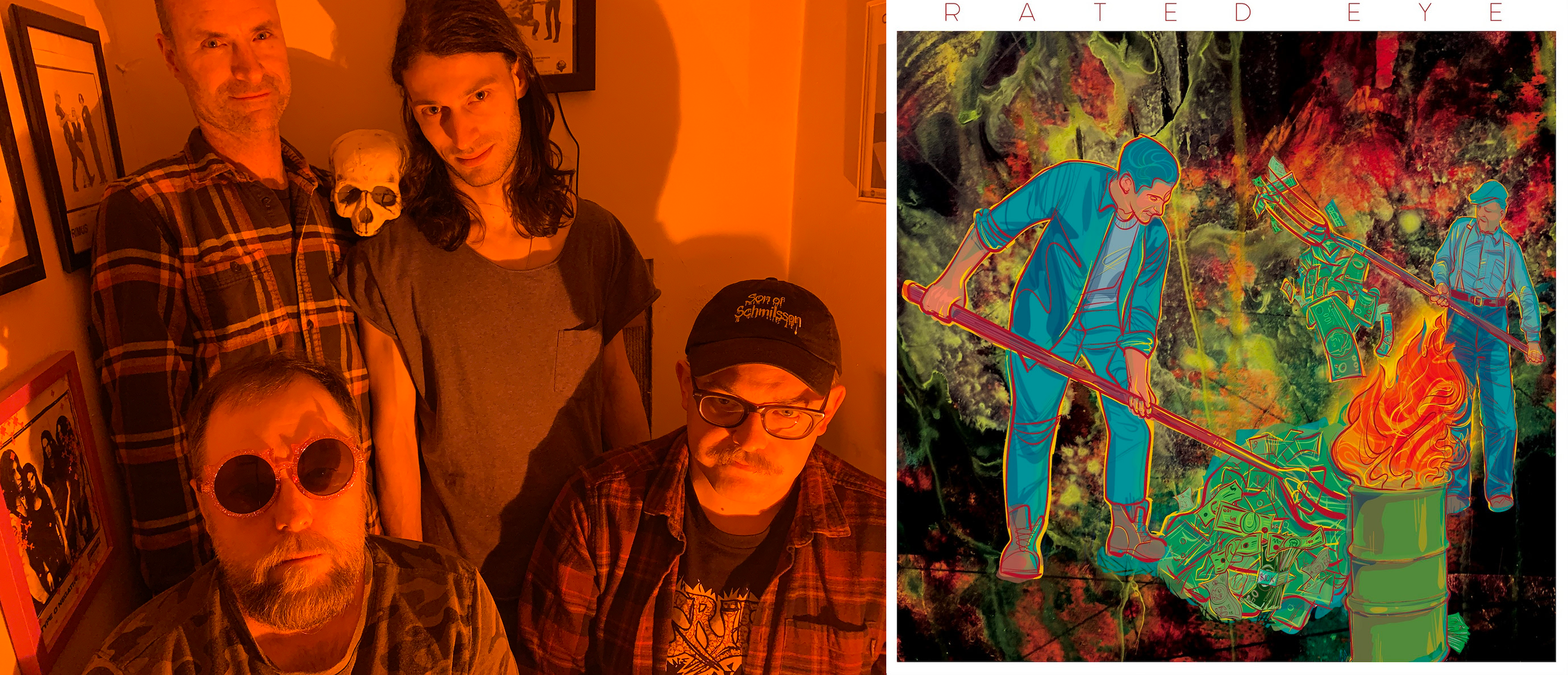 Dan Tomko, John Roman, Anthony Ambroso and Albert C. Hall Of Rated Eye.
