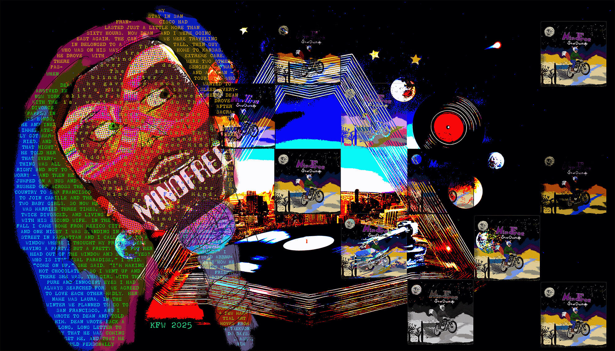 digital art of Mark Abbruzzese of MindFree by Keith Walsh